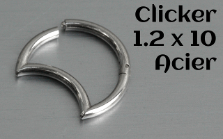clicker Acier 1.2 x 10
