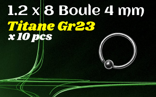 bcr Titan 1.2 x 8 - boule 4 mm