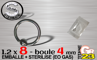 bcr sterile 1.2 x 8 - boules 4 mm