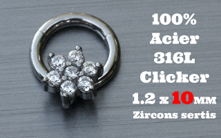 Clicker acier 1.2 x 10 - 100 % Acier - zircon sertis