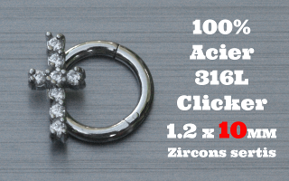 Clicker acier 1.2 x 10 - 100 % Acier - zircon sertis