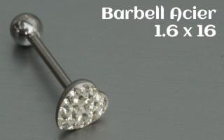 Barbell Acier 1.6 x 16