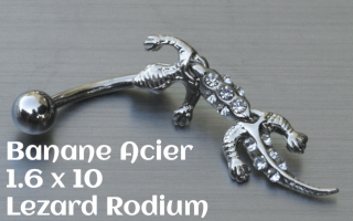 banane acier 1.6 x 10 - lezard articulé