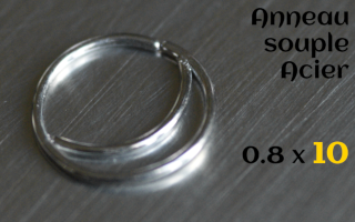 Anneau Souple acier 0.8 x 10