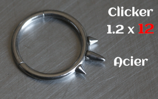 clicker acier 1.2 x 12 Acier