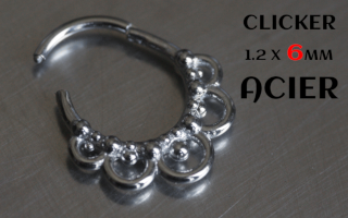 clicker acier 1.2 x 6 Acier