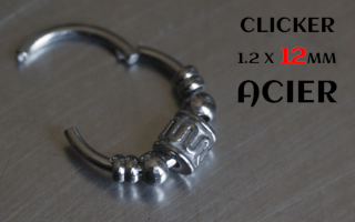 clicker acier 1.2 x 12 Acier