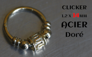 clicker acier 1.2 x 14 Acier dore
