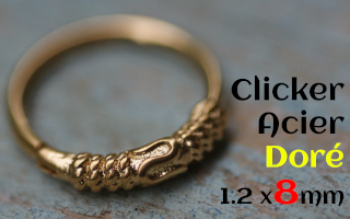 clicker 1.2 x 18 Acier GOLD