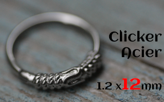 clicker 1.2 x 12 Acier