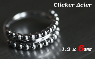 clicker acier 1.2 x 6 mm