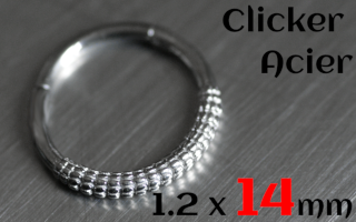 clicker 1.2 x 14 Acier