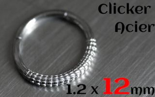 clicker 1.2 x 12 Acier
