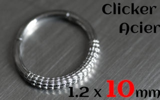 clicker 1.2 x 10 Acier