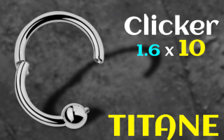 clicker titane 1.6 x 10