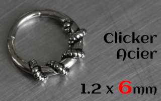 Clicker acier 1.2 x 6 - acier