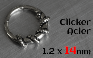 Clicker acier 1.2 x 14 - acier