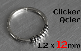 Clicker acier 1.2 x 12 - acier