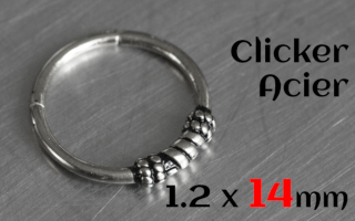 Clicker acier 1.2 x 14 - acier