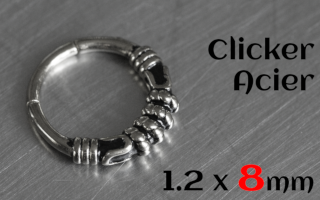 Clicker acier 1.2 x 8 - acier
