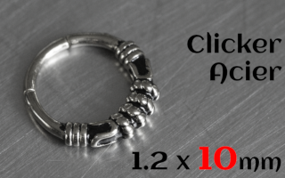Clicker acier 1.2 x 10 - acier