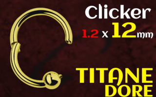 clicker titane 1.2 x 12 Dore