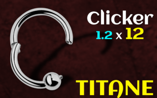 clicker titane 1.2 x 12