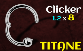 clicker titane 1.2 x 8