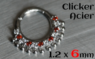clicker acier 1.2 x 6