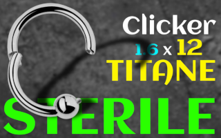 clicker titane 1.6x12 mm STERILE