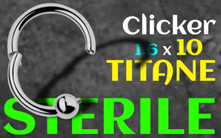clicker titane 1.6x10 mm STERILE