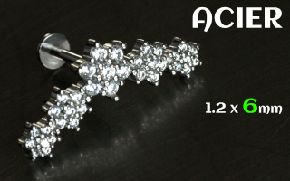 Labret 1.2 x 6 - Acier