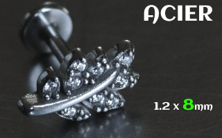 Labret 1.2 x 8 - Acier