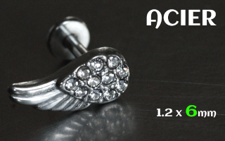 Labret 1.2 x 6 - Acier