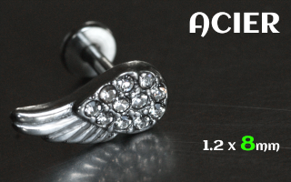 Labret 1.2 x 8 - Acier