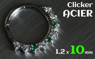 Clicker 1.2 x 10 - acier -