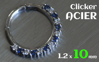 Clicker 1.2 x 10 - acier -