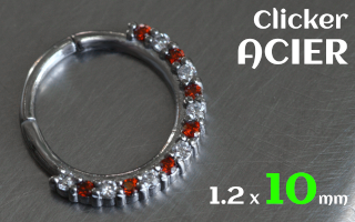 Clicker 1.2 x 10 - acier -