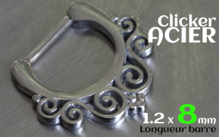 Clicker Acier 1.2 x 8 (longueur de barre)