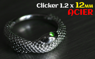 clicker acier 1.2 x 12 - serpent