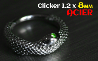 clicker acier 1.2 x 8 - serpent