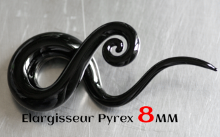 Elargisseur pyrex 8 mm