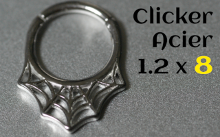 Clicker acier 1.2 x 8