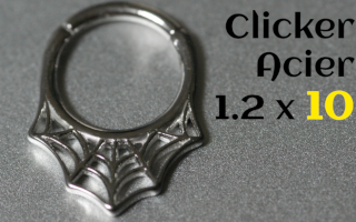 Clicker acier 1.2 x 10