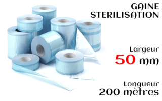 Gaine de sterilisation 50mm x 200 M