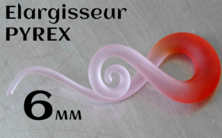 Elargisseur Pyrex 6 mm