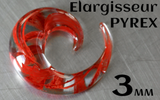 Elargisseur spiral Pyrex 3 mm