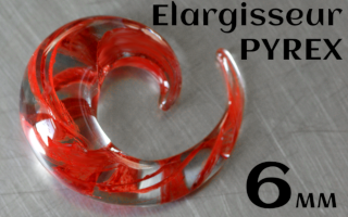 Elargisseur spiral Pyrex 6 mm