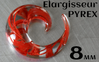 Elargisseur spiral Pyrex 8 mm