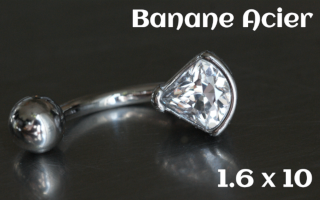 Banane Acier 1.6 x 10